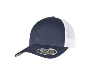 Flexfit Men's 110 Mesh Two Tone Cap in Navy Flexfit Navy One Size