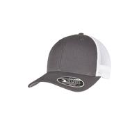 Flexfit Men's 110 Mesh Two Tone Cap in Pale Grey Flexfit Pale Grey One Size