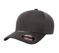 Flexfit Men's 110 Unipanel Melange Baseball Cap in Dark Grey Flexfit Dark Grey One Size