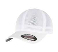 Flexfit Men's 360 Omnimesh Baseball Cap in White Flexfit White One Size