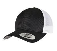 Flexfit Men's 360 Omnimesh Mesh Two Tone Cap in Black Flexfit Black One Size