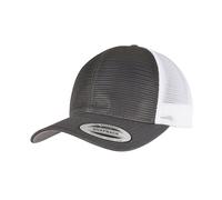 Flexfit Men's 360 Omnimesh Mesh Two Tone Cap in Pale Grey Flexfit Pale Grey One Size