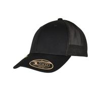 Flexfit Men's Alpha Shape Trucker Cap in Black Flexfit Black One Size