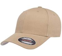 Flexfit Men's Athletic Baseball Brushed Twill Cap Hat, Khaki, X-Large