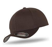 Flexfit Men's Athletic Baseball Fitted Cap, Brown, XX-Large