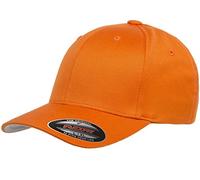 Flexfit Men's Athletic Baseball Fitted Cap, Orange, L-XL
