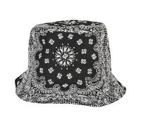 Flexfit Men's Bandana Print Bucket Hat in Black Flexfit Black One Size