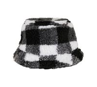 Flexfit Men's Checked Sherpa Bucket Hat in White Flexfit White One Size