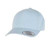 Flexfit Men's Classic 5 Panel Baseball Cap in Light Blue Flexfit Light Blue One Size