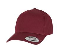 Flexfit Men's Classic 5 Panel Baseball Cap in Maroon Flexfit Maroon One Size