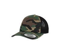Flexfit Men's Classic Camo Trucker Cap in Green Flexfit Green One Size