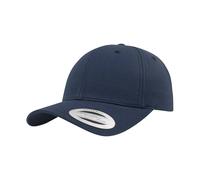 Flexfit Men's Classic Curved Peak Snapback Cap in Navy Flexfit Navy One Size