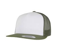 Flexfit Men's Classic Plain Trucker Cap in Olive Flexfit Olive One Size