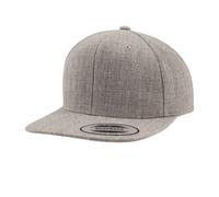 Flexfit Men's Classic Snapback Cap in Mid Grey Flexfit Mid Grey One Size