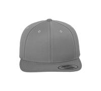 Flexfit Men's Classic Snapback Cap in Silver Flexfit Silver One Size