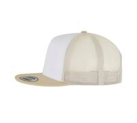 Flexfit Men's Contrast Trucker Cap in Beige Flexfit Beige One Size