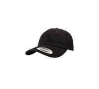 Flexfit Men's Corduroy Low Profile Dad Hat in Black Flexfit Black One Size