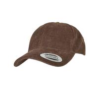 Flexfit Men's Corduroy Low Profile Dad Hat in Brown Flexfit Brown One Size
