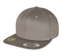 Flexfit Men's Cotton Snapback Cap in Pale Grey Flexfit Pale Grey One Size