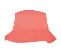 Flexfit Men's Cotton Twill Bucket Hat in Coral Flexfit Coral One Size