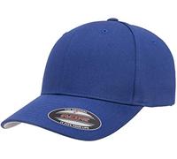 Flexfit Men's Cotton Twill Fitted Cap Baseball, Blue, L-XL