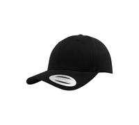 Flexfit Men's Curved Classic Snapback Cap in Black Flexfit Black One Size
