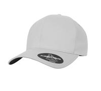 Flexfit Men's Delta Adjustable Cap in Silver Flexfit Silver One Size