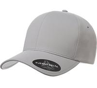 Flexfit Men's Delta Seamless Cap Baseball, Silver, S-M