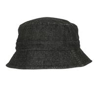 Flexfit Men's Denim Bucket Hat in Black Flexfit Black One Size