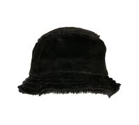 Flexfit Men's Faux Fur Bucket Hat in Black Flexfit Black One Size