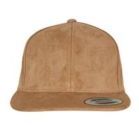 Flexfit Men's Faux Suede Snapback Cap in Khaki Flexfit Khaki One Size