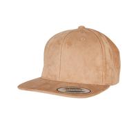 Flexfit Men's Faux Suede Snapback Cap in Khaki Flexfit Khaki One Size