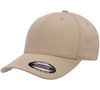 Flexfit Men's Five Panel, Khaki, Large-X-Large