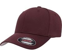Flexfit Men's Flexfit Men's Athletic Baseball Fitted Cap, Maroon, S-M UK