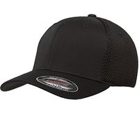 Flexfit Men's Flexfit Ultrafibre Airmesh Fitted Cap Hat, Black, S-M UK