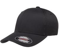 Flexfit Men's Flexfit Ultrafibre Airmesh Fitted Cap Hat, Black, S-M UK