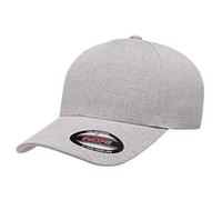 Flexfit Men's Heatherlight Cap, Melange Silver, S/M