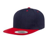Flexfit Mens Kappe Classic Snapback 2-tone Baseball Cap, - Nvy/red