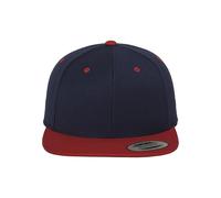 Flexfit Mens Kappe Classic Snapback 2-tone Baseball Cap, - Nvy/red