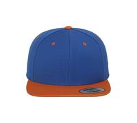 Flexfit Men's Kappe Classic Snapback 2-tone Baseball Cap, Rust/Ora, One Size UK