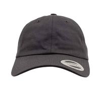 Flexfit Men's Low Profile Cotton Twill Cap in Dark Grey Flexfit Dark Grey One Size