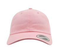 Flexfit Men's Low Profile Cotton Twill Cap in Pink Flexfit Pink One Size