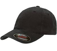 Flexfit Men's Low Profile Soft Structured Garment Washed Cap Small/Medium Black