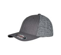 Flexfit Men's Melange Trucker Cap in Black Flexfit Black One Size