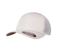 Flexfit Men's Mesh Trucker Cap in Silver | Size: S/M Flexfit Silver S/M