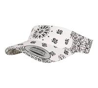 Flexfit Men's Paisley Visor Cap in White Flexfit White One Size
