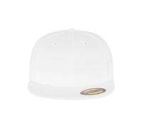 Flexfit Mens Premium 210 Fitted Cap, White, L-XL UK