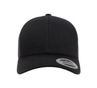 Flexfit Men's Retro Trucker Cap in True Black Flexfit True Black One Size
