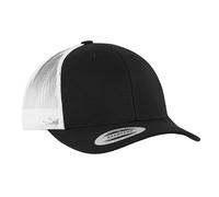 Flexfit Men's Retro Two Tone Trucker Cap in Black Flexfit Black One Size