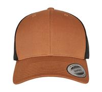 Flexfit Men's Retro Two Tone Trucker Cap in Fawn Flexfit Fawn One Size